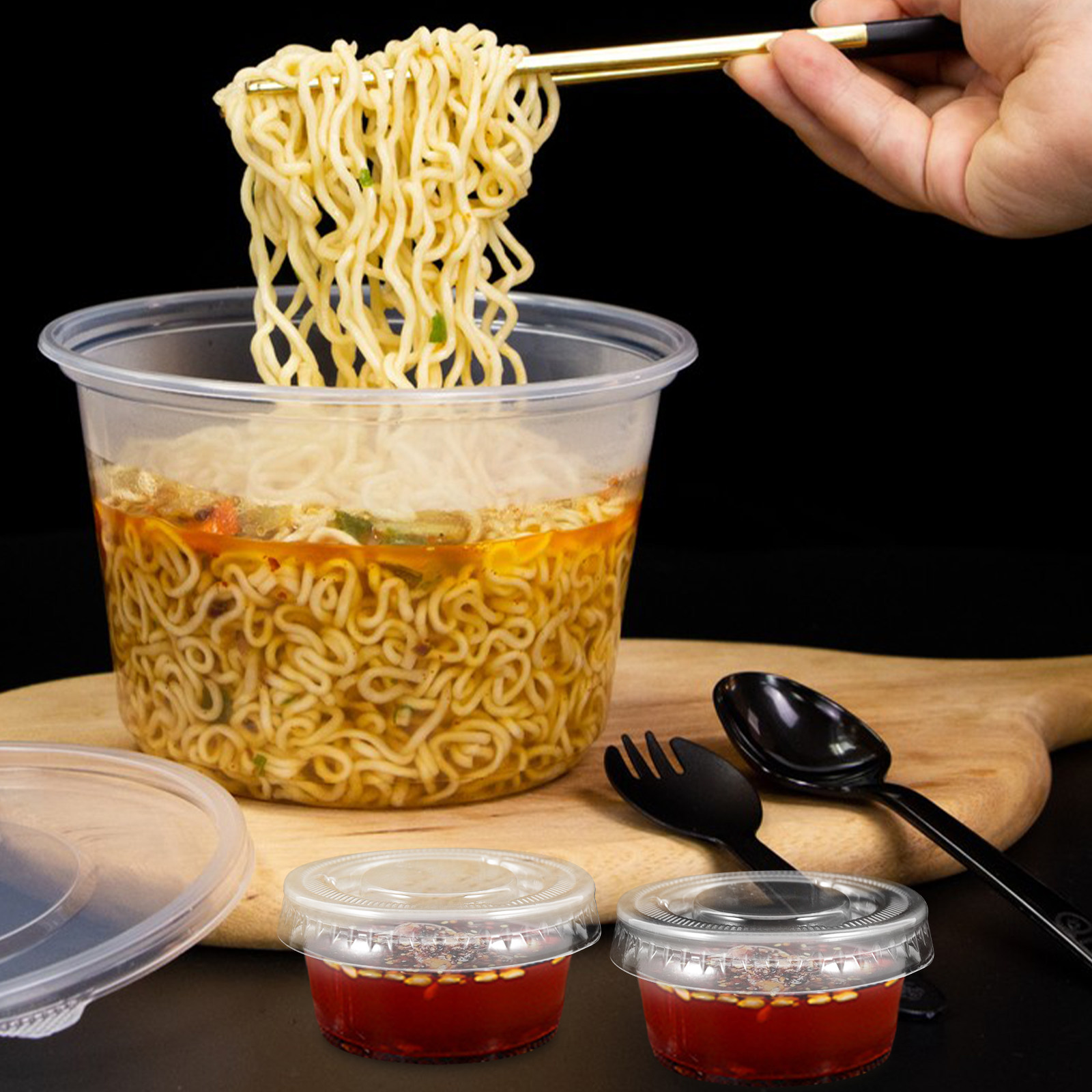 Confezione da 100 contenitori  - Sauce Dipping Cup recensione e prezzo
