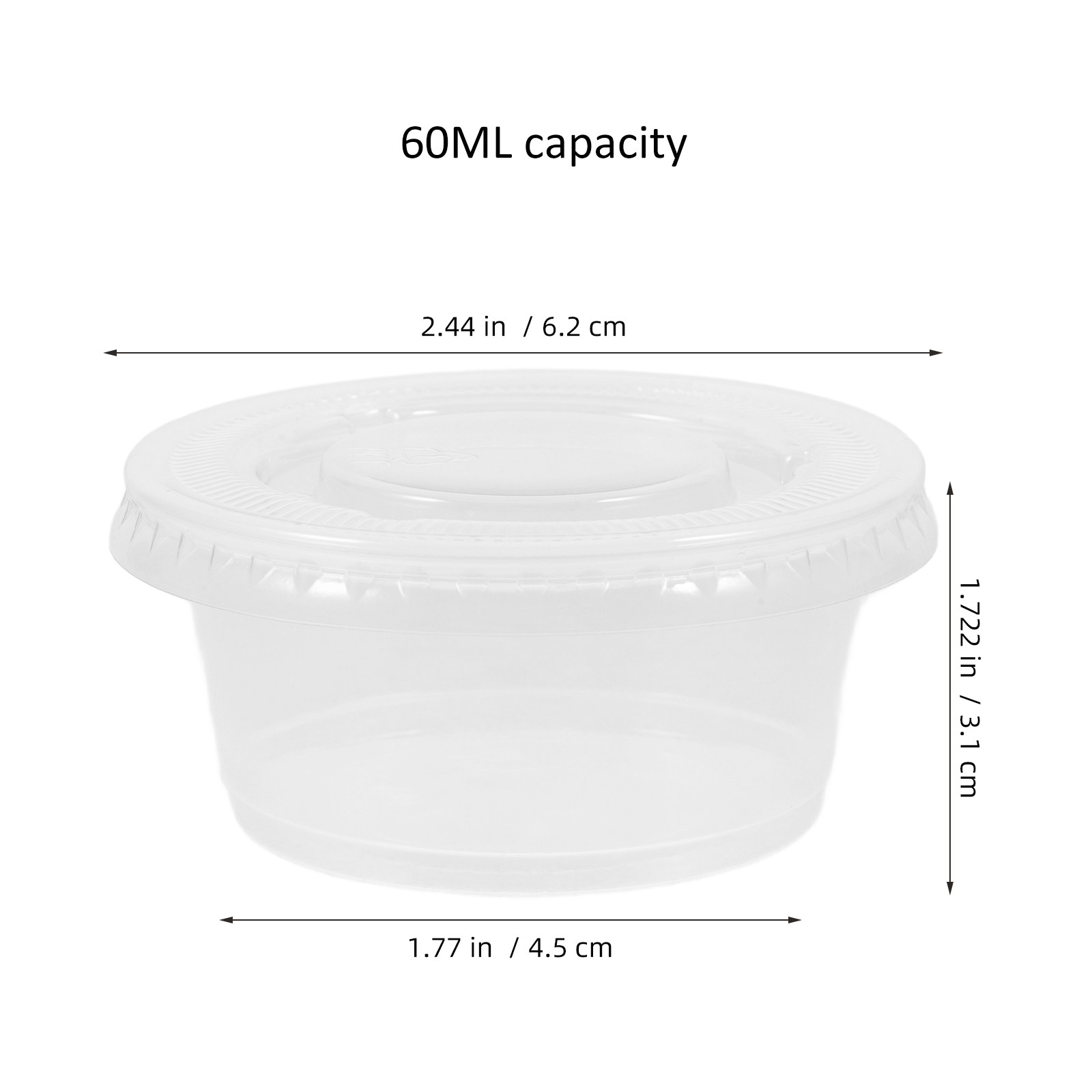 Confezione da 100 contenitori  - Sauce Dipping Cup recensione e prezzo